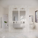 Lucera 48" Wall Mounted Double Basin Vanity Set with Cabinet and Quartz Vanity Top - image 11