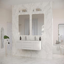 Lucera 48" Wall Mounted Double Basin Vanity Set with Cabinet and Quartz Vanity Top - image 21