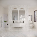 Lucera 48" Wall Mounted Double Basin Vanity Set with Cabinet and Quartz Vanity Top - image 22