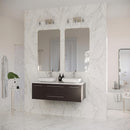 Lucera 48" Wall Mounted Double Basin Vanity Set with Wood Cabinet and Quartz Vanity Top - image 4