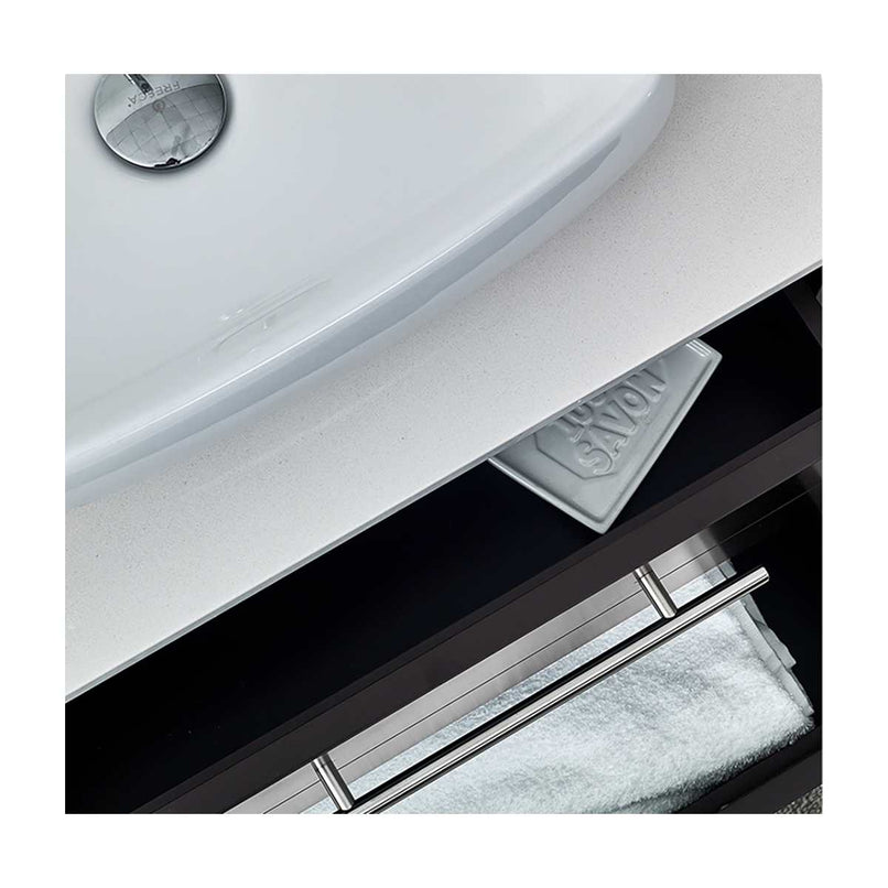 Lucera 48" Wall Mounted Single Basin Vanity Set with Cabinet and Quartz Vanity Top - image 6