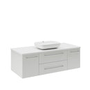 Lucera 48" Wall Mounted Single Basin Vanity Set with Cabinet and Quartz Vanity Top - image 14