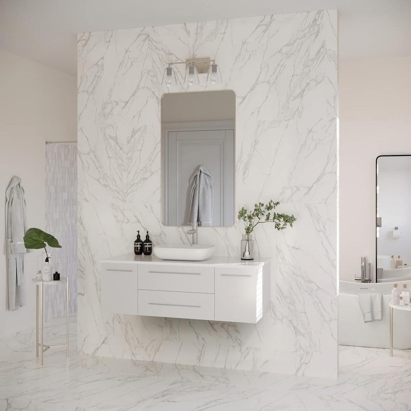 Lucera 48" Wall Mounted Single Basin Vanity Set with Cabinet and Quartz Vanity Top - image 16