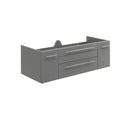 Lucera 48" Double Wall Mounted Vanity Cabinet Only - Less Vanity Top - image 1