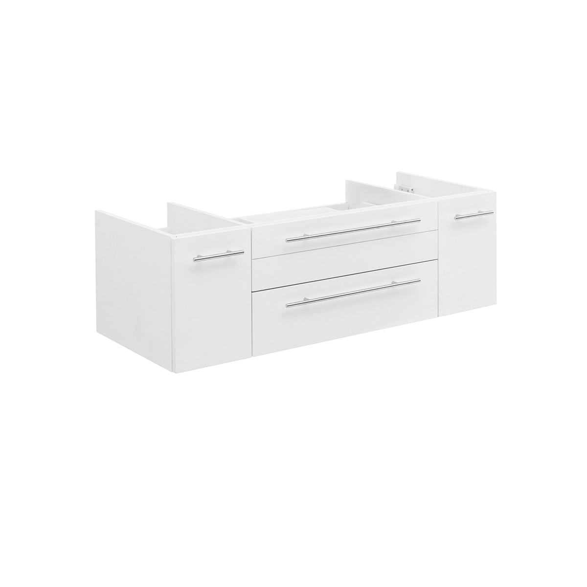 Lucera 48" Double Wall Mounted Vanity Cabinet Only - Less Vanity Top