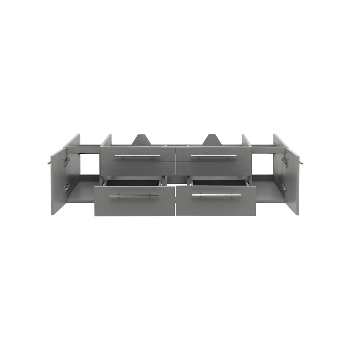 Lucera 60" Single Wall Mounted Vanity Cabinet Only - Less Vanity Top - image 13