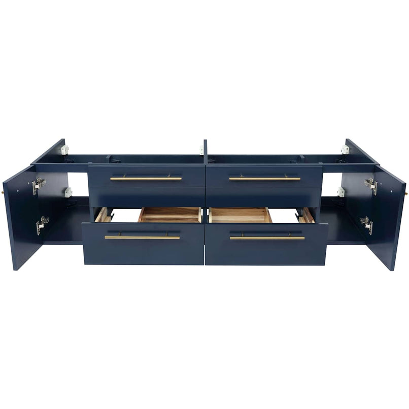 Lucera 60" Double Wall Mounted Vanity Cabinet Only - Less Vanity Top - image 3