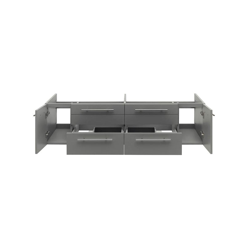 Lucera 60" Double Wall Mounted Vanity Cabinet Only - Less Vanity Top - image 13