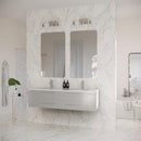 Lucera 60" Wall Mounted Double Basin Vanity Set with Cabinet and Quartz Vanity Top - image 10