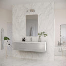 Lucera 60" Wall Mounted Single Basin Vanity Set with Cabinet and Quartz Vanity Top - image 10