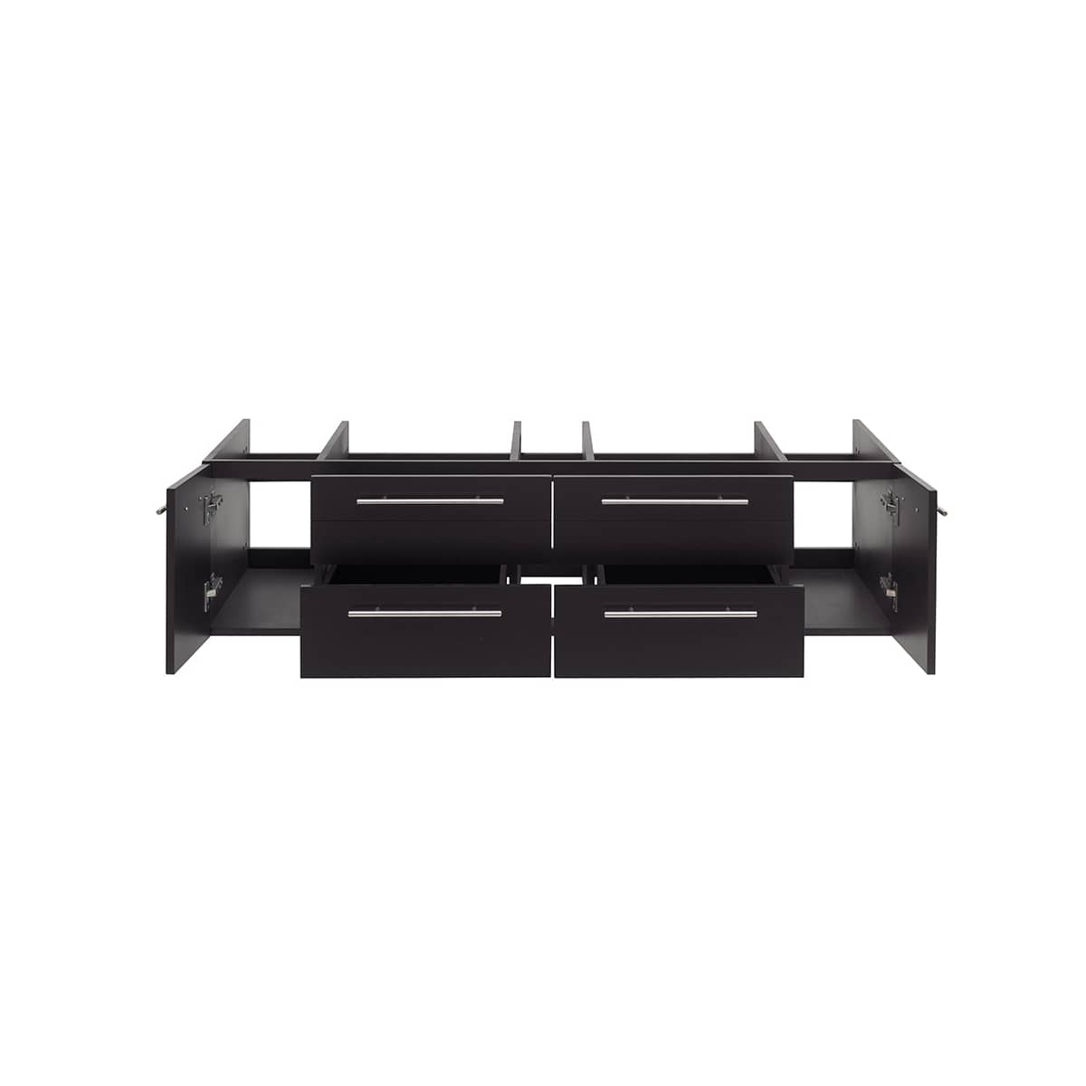 Stella 60" Double Wall Mounted Vanity Cabinet Only - Less Vanity Top