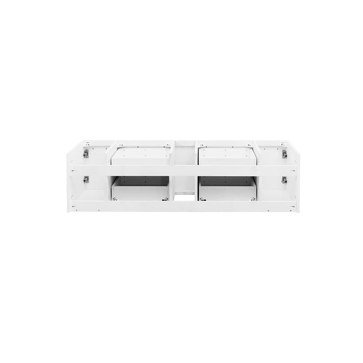 Stella 60" Double Wall Mounted Vanity Cabinet Only - Less Vanity Top