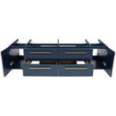 Lucera 60" Double Wall Mounted Vanity Cabinet Only - Less Vanity Top - image 3