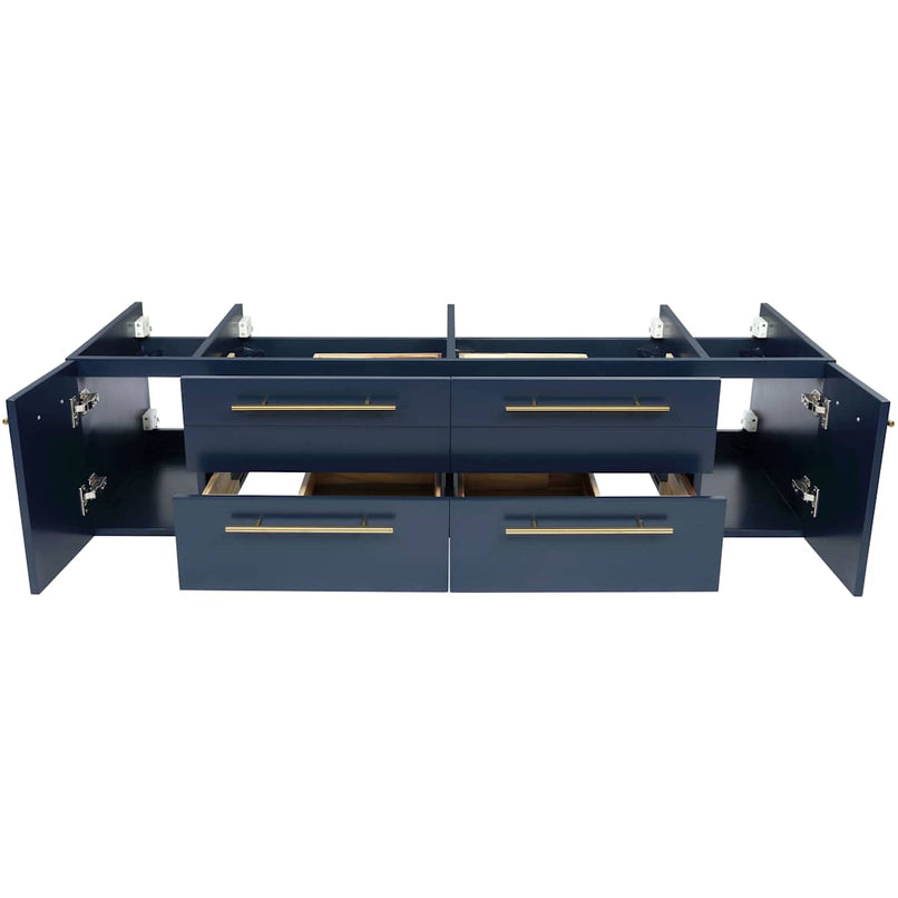 Lucera 60" Double Wall Mounted Vanity Cabinet Only - Less Vanity Top - image 3