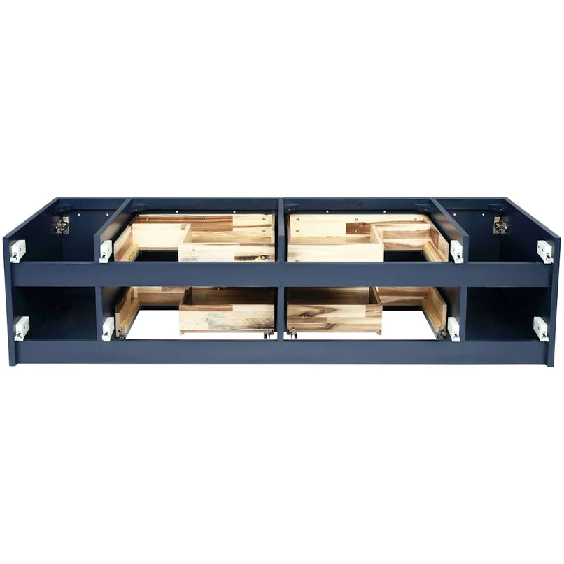 Lucera 60" Double Wall Mounted Vanity Cabinet Only - Less Vanity Top - image 4