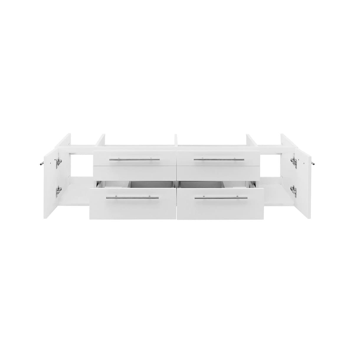 Lucera 60" Double Wall Mounted Vanity Cabinet Only - Less Vanity Top - image 11