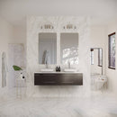 Lucera 60" Wall Mounted Double Basin Vanity Set with Cabinet and Quartz Vanity Top - image 5