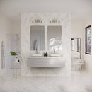 Lucera 60" Wall Mounted Double Basin Vanity Set with Cabinet and Quartz Vanity Top - image 11