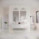 Lucera 60" Wall Mounted Double Basin Vanity Set with Cabinet and Quartz Vanity Top - image 23