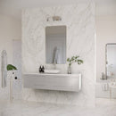 Lucera 60" Wall Mounted Single Basin Vanity Set with Wood Cabinet and Quartz Vanity Top - image 10