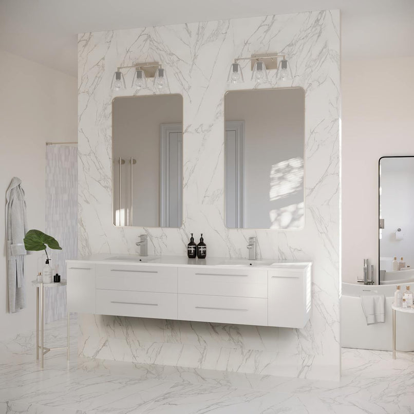 Lucera 72" Wall Mounted Double Basin Vanity Set with Cabinet and Quartz Vanity Top - image 21