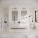 Lucera 72" Wall Mounted Double Basin Vanity Set with Cabinet and Quartz Vanity Top - image 22