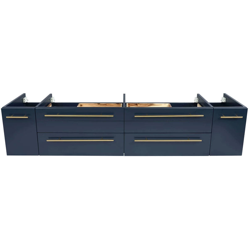 Lucera 72" Double Wall Mounted Vanity Cabinet Only - Less Vanity Top - image 2