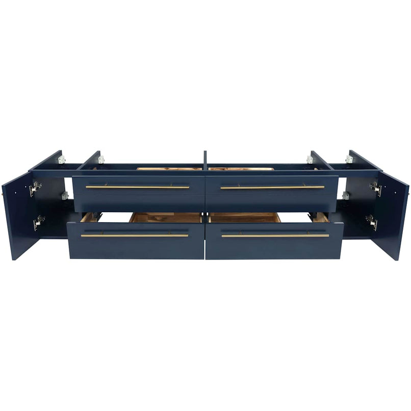 Lucera 72" Double Wall Mounted Vanity Cabinet Only - Less Vanity Top - image 3