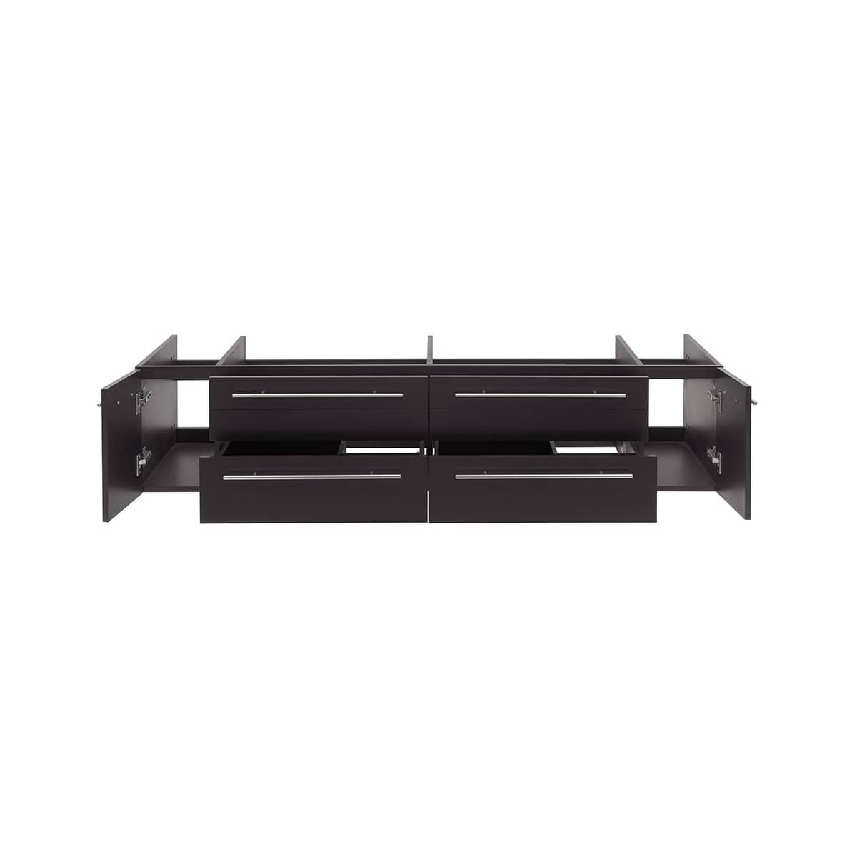 Lucera 72" Double Wall Mounted Vanity Cabinet Only - Less Vanity Top