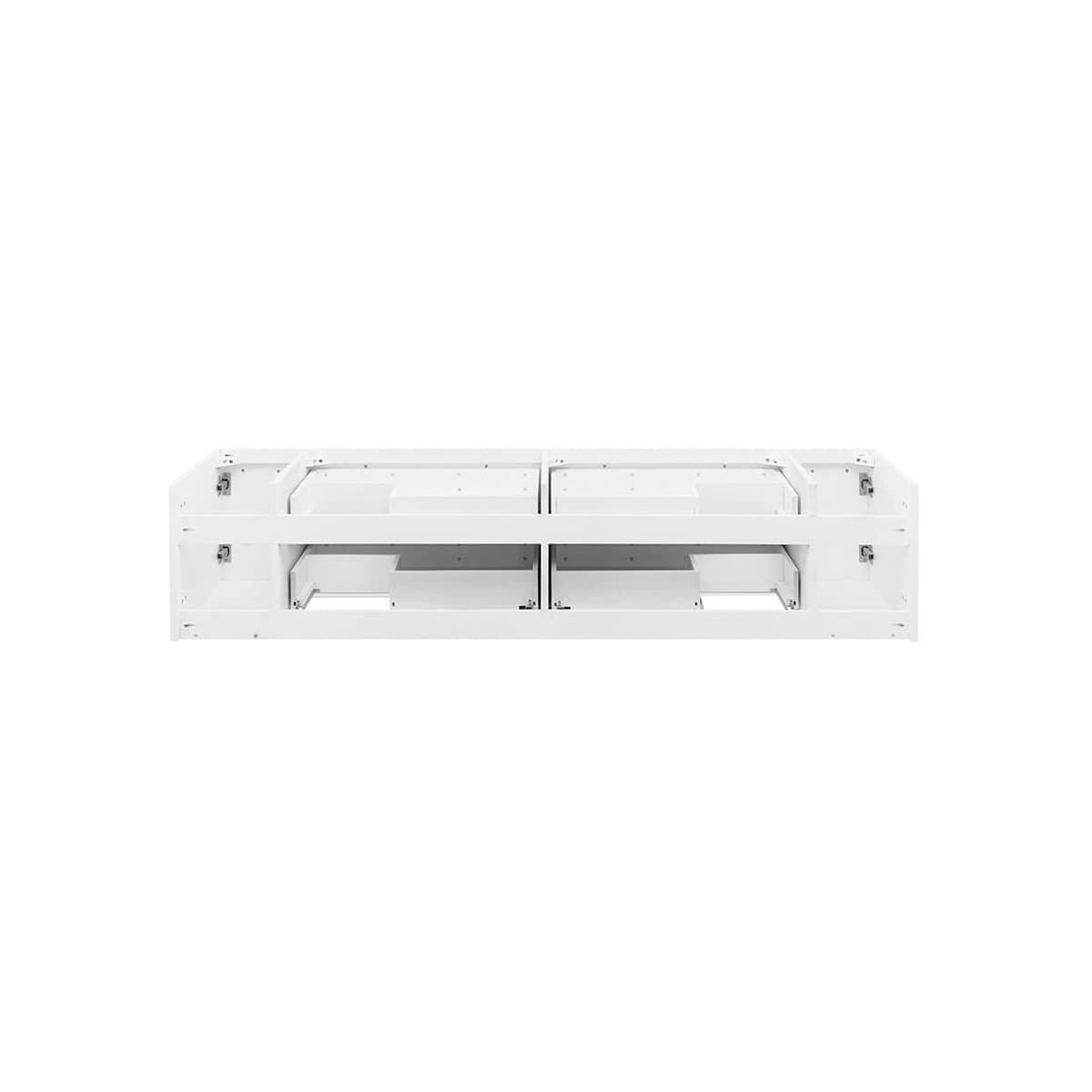 Lucera 72" Double Wall Mounted Vanity Cabinet Only - Less Vanity Top