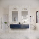 Lucera 72" Wall Mounted Double Basin Vanity Set with Cabinet and Quartz Vanity Top - image 17