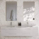 Lucera 72" Wall Mounted Double Basin Vanity Set with Cabinet and Quartz Vanity Top - image 1