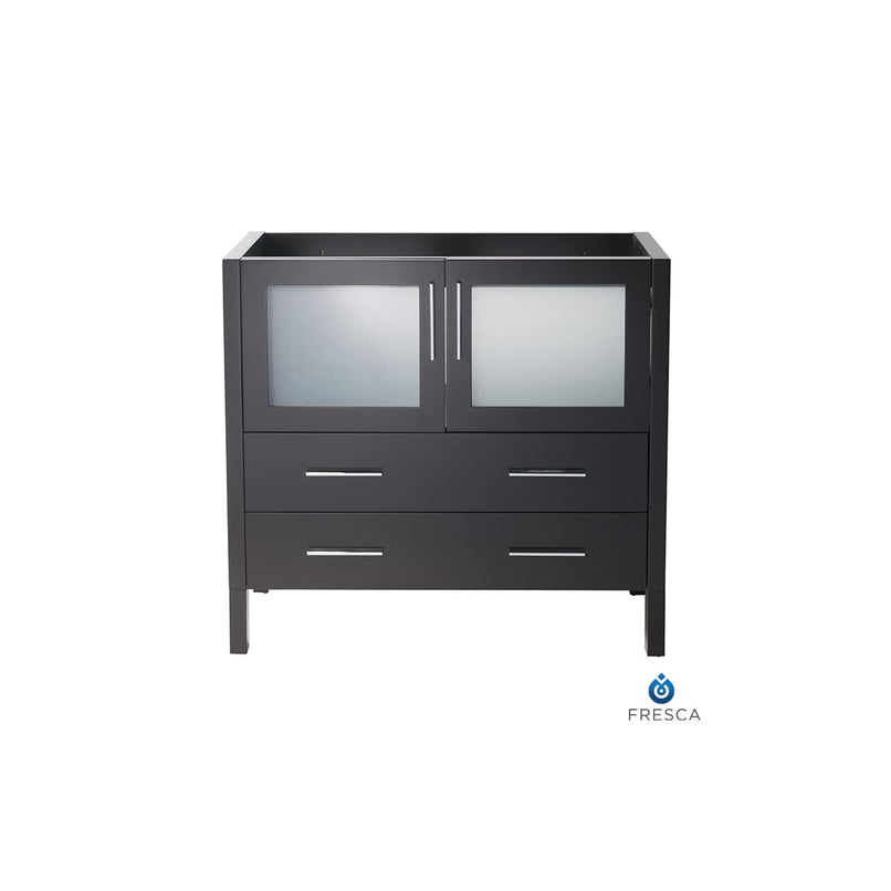 Torino 36" Single Free Standing Vanity Cabinet - Less Vanity Top - image 2