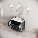Torino 36" Single Free Standing Vanity Cabinet - Less Vanity Top - image 6