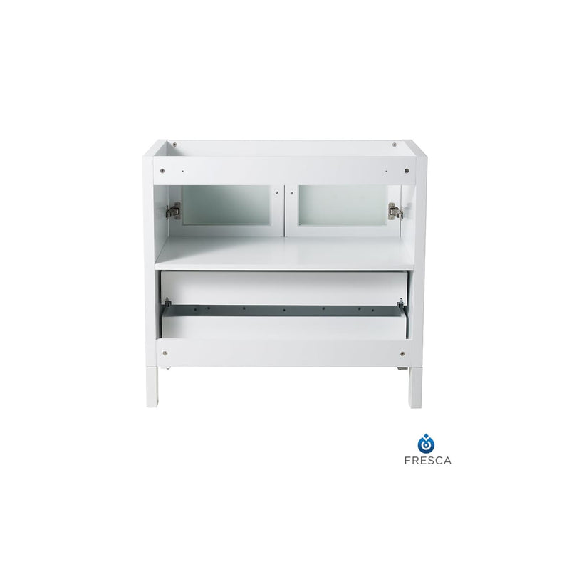 Torino 36" Single Free Standing Vanity Cabinet - Less Vanity Top - image 17