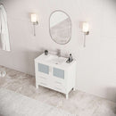 Torino 36" Free Standing Single Basin Vanity Set with Cabinet and Ceramic Vanity Top - image 4
