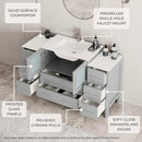 Torino 36" Free Standing Single Basin Vanity Set with Cabinet and Ceramic Vanity Top - image 9