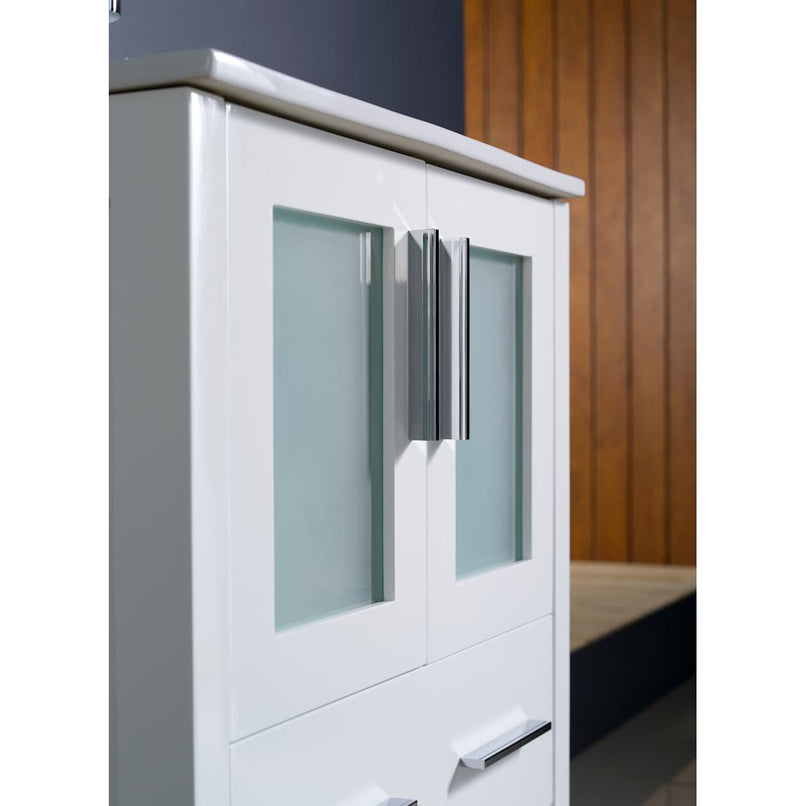 Torino 36" Free Standing Single Basin Vanity Set with Cabinet and Ceramic Vanity Top - image 11