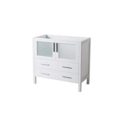 Torino 36" Single Free Standing Vanity Cabinet - Less Vanity Top - image 1