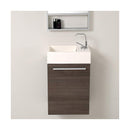 Pulito 16" Wall Mounted Single Basin Vanity Set with Cabinet and Acrylic Vanity Top - image 2