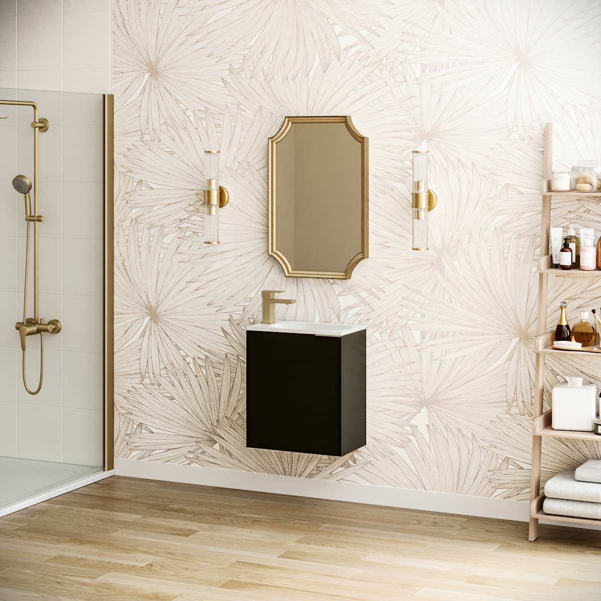 Valencia 20" Wall Mounted Single Basin Vanity Set with Cabinet and Acrylic Vanity Top