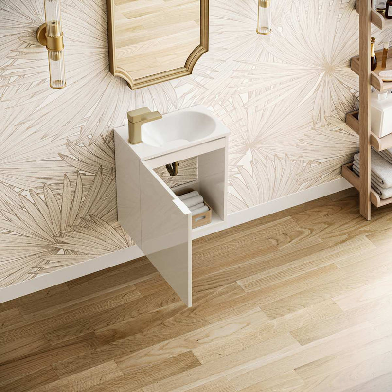 Valencia 20" Wall Mounted Single Basin Vanity Set with Cabinet and Acrylic Vanity Top - image 20