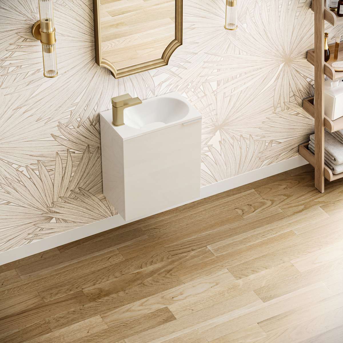 Valencia 20" Wall Mounted Single Basin Vanity Set with Cabinet and Acrylic Vanity Top - image 21