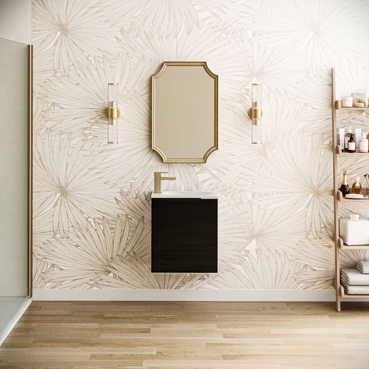 Valencia 20" Wall Mounted Single Basin Vanity Set with Cabinet and Acrylic Vanity Top