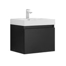 Nano 24" Wall Mounted Single Basin Vanity Set with Cabinet and Acrylic Vanity Top - image 1