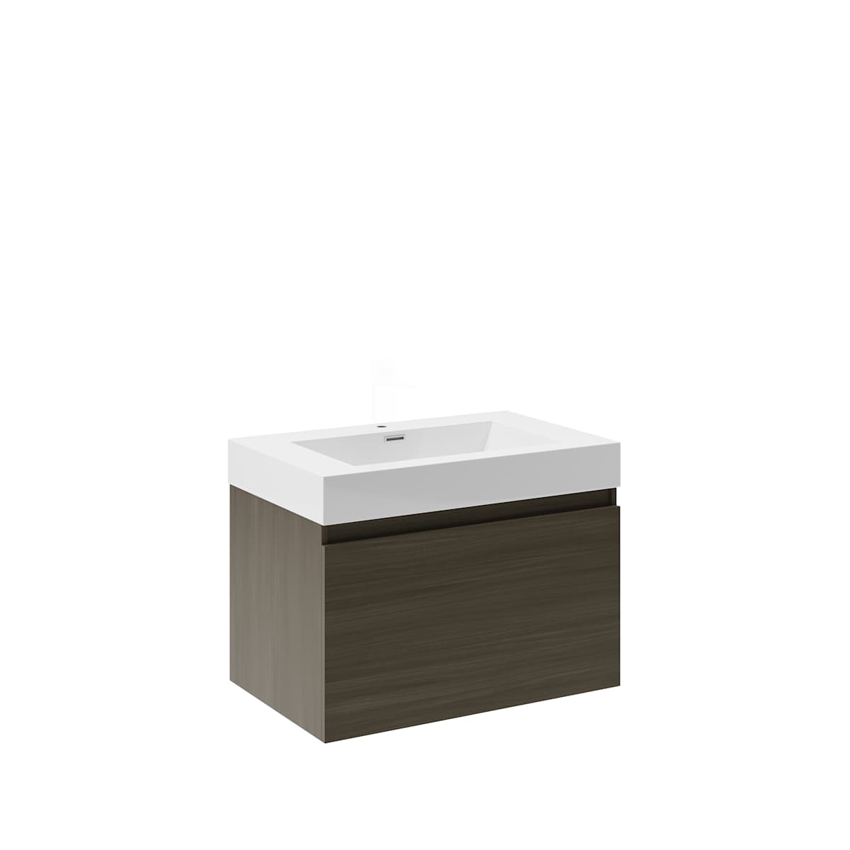 Mezzo 30" Wall Mounted Single Basin Vanity Set with Cabinet and Acrylic Vanity Top