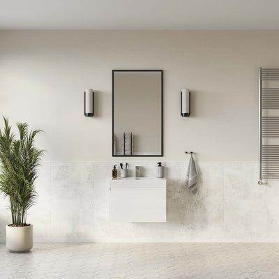 Mezzo 30" Wall Mounted Single Basin Vanity Set with Cabinet and Acrylic Vanity Top - image 1