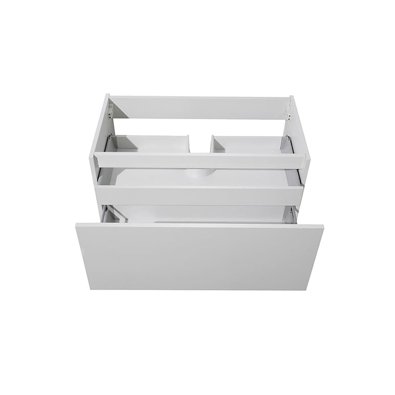 Mezzo 36" Single Wall Mounted Vanity Cabinet - Less Vanity Top - image 14