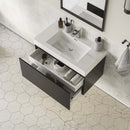Mezzo 36" Wall Mounted Single Basin Vanity Set with Cabinet and Acrylic Vanity Top - image 3