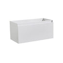 Mezzo 36" Single Wall Mounted Vanity Cabinet - Less Vanity Top - image 1